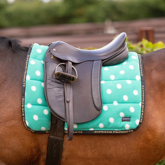 Supreme Products Dotty Fleece Saddle Pad