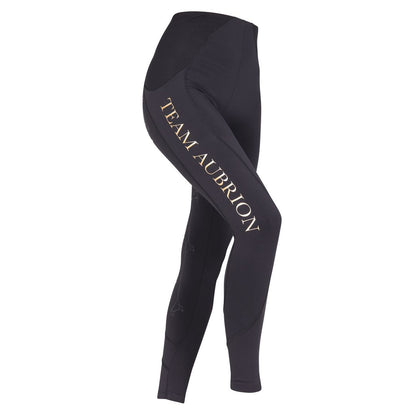 Aubrion Team Riding Tights  (Navy, Green or Black)