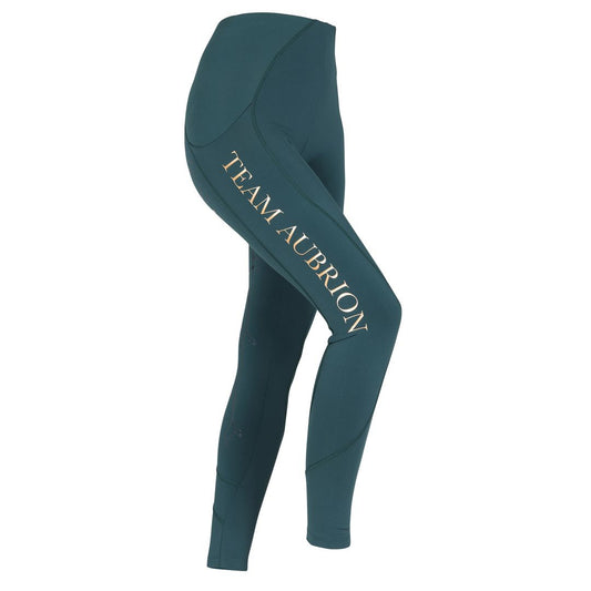 Aubrion Team Riding Tights  (Navy, Green or Black)