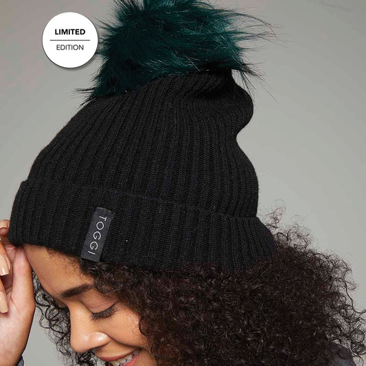 Dual Bobble Beanie (Comes with 2 Pom Poms)