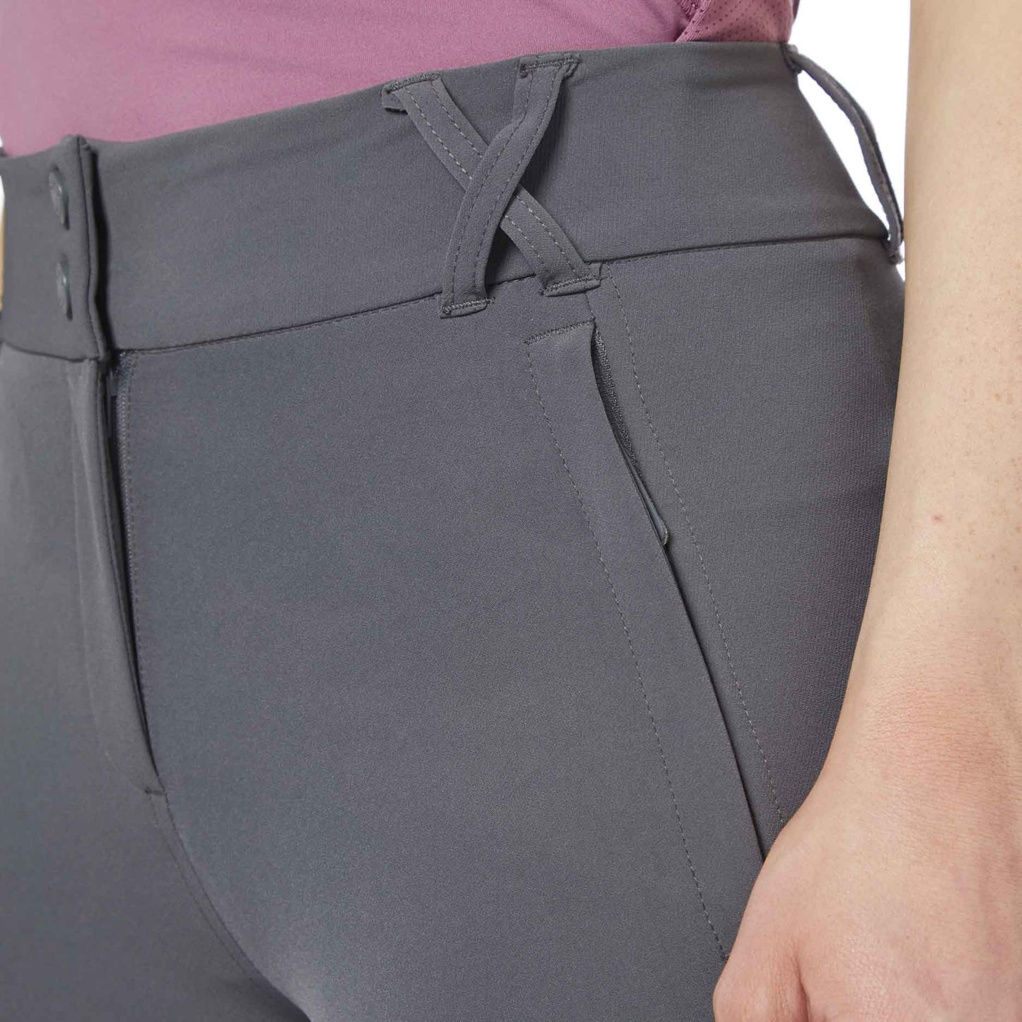 Womens Flexi Breeches - Grey