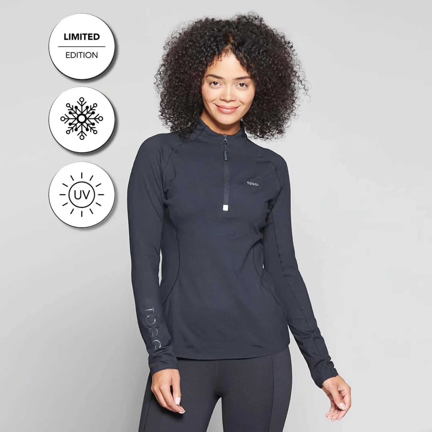 Toggi Reflector Base Top - Ladies Jet Black