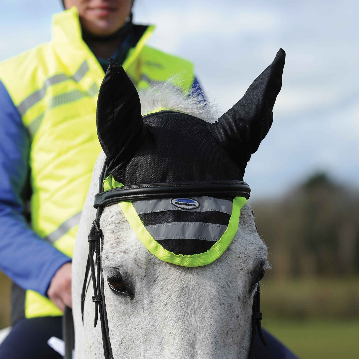 Reflective Ear Bonnet - Yellow