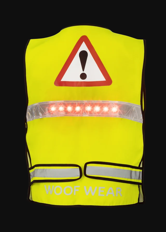 Woof Wear LED Hi-Vis Riding Vest - Yellow