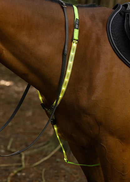 Woof Wear LED Horse Neck Band - Hi Viz Yellow