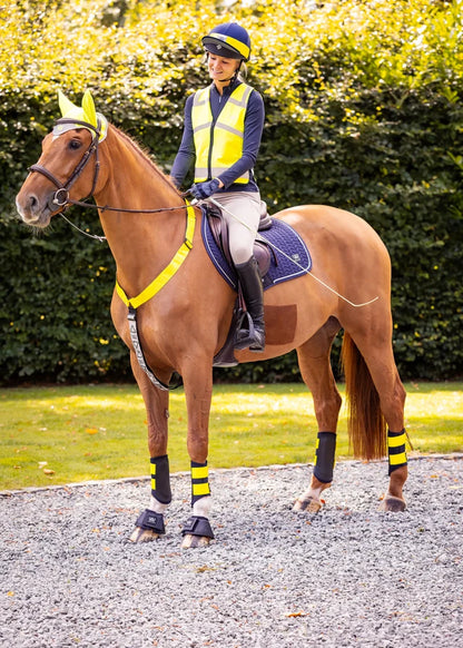 Woof Wear Hi Vis Riding Vest - Yellow - EN17353 Certified