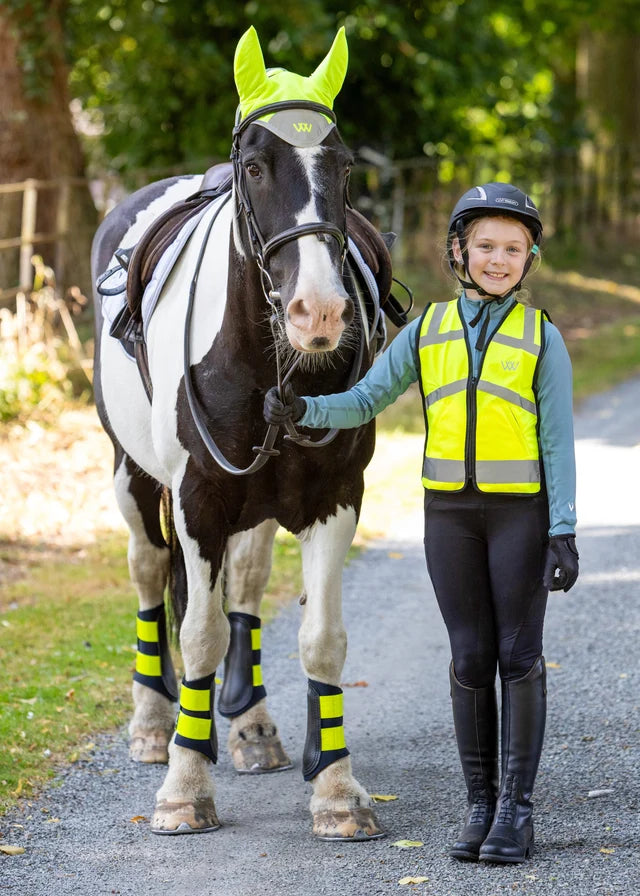Woof Wear Hi Vis Riding Vest - Yellow - EN17353 Certified