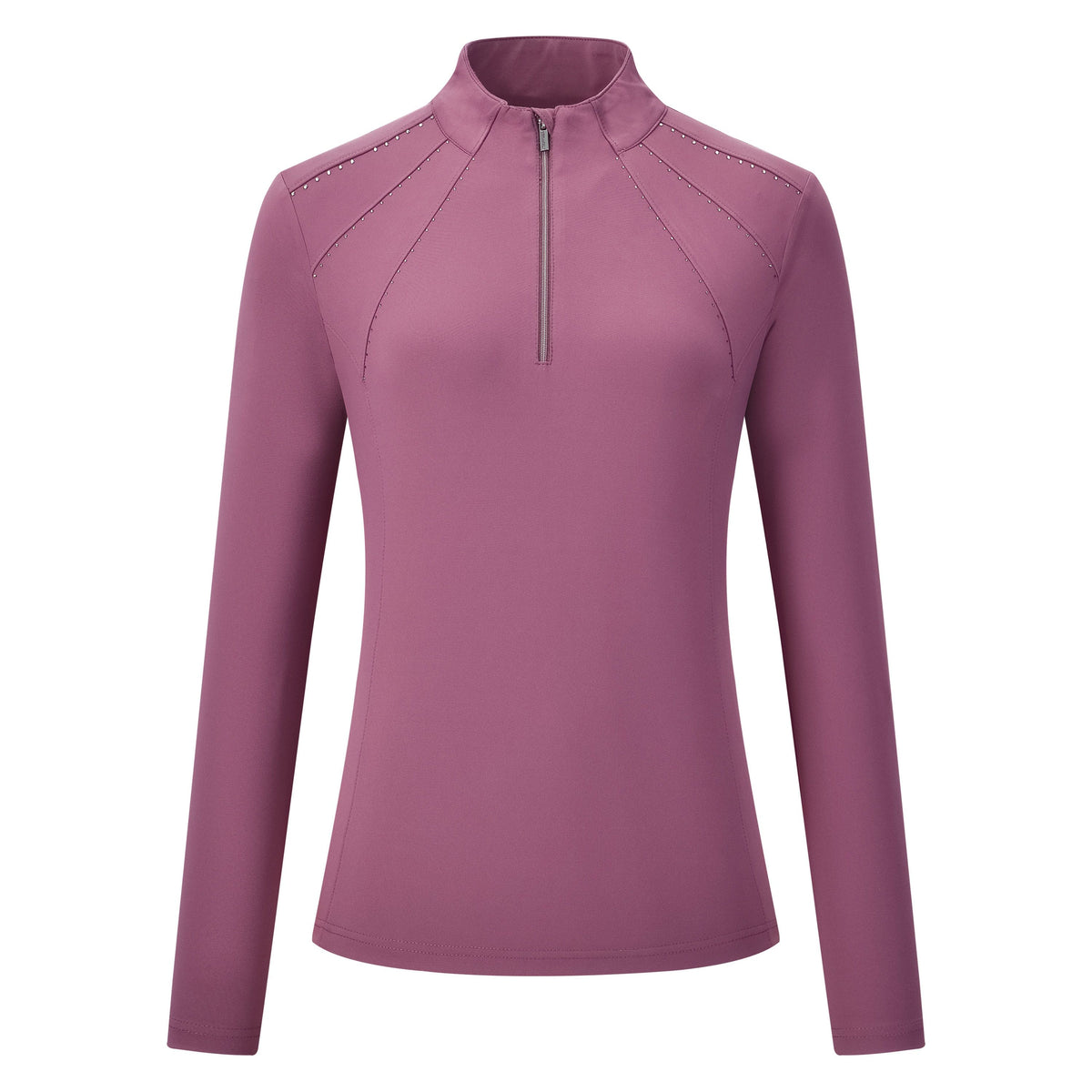 Imperial Riding Zoey Women's Half-Zip Riding Top - Black or Dark Mauve